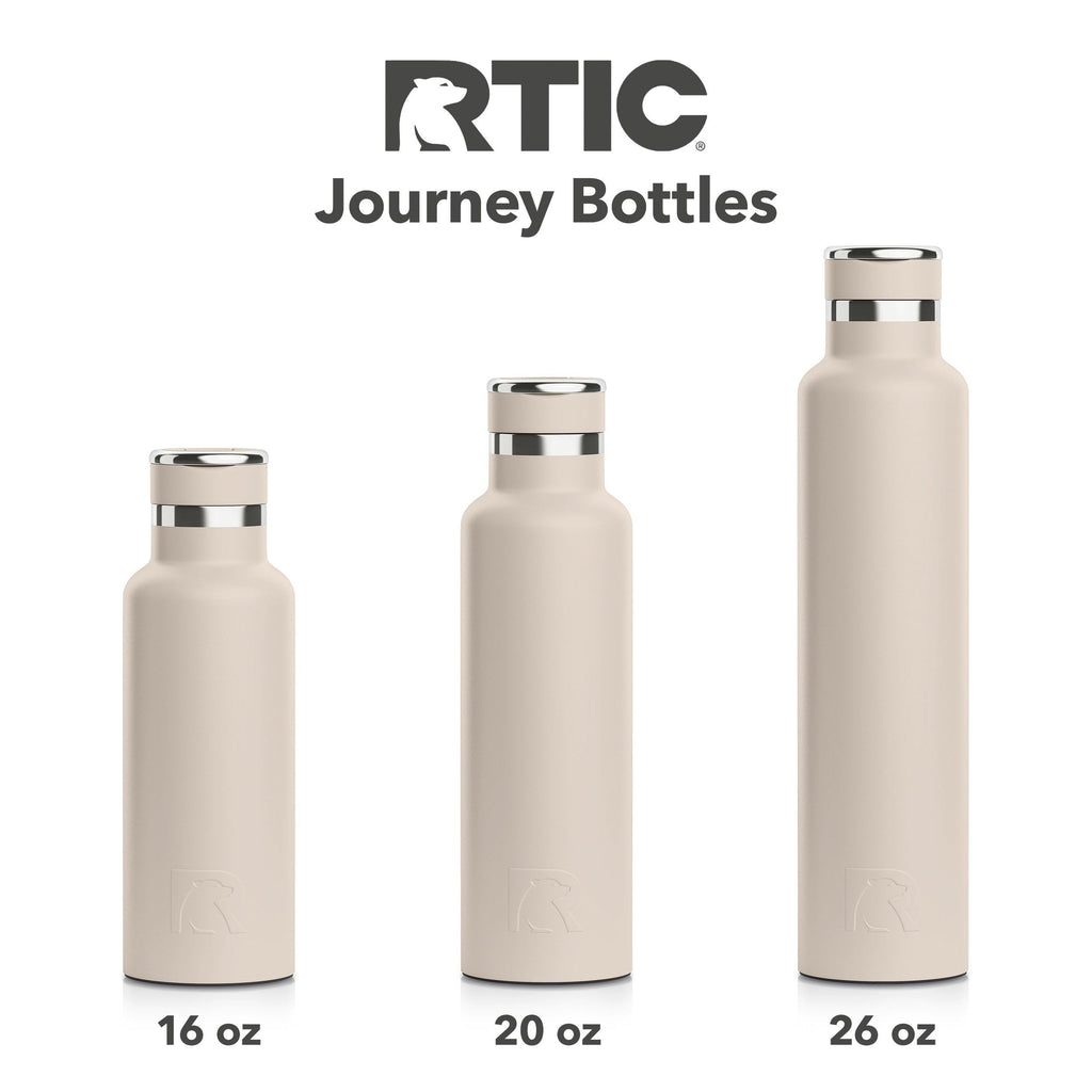 RTIC 16oz Journey Water Bottle, Ceramic Lined, Beach