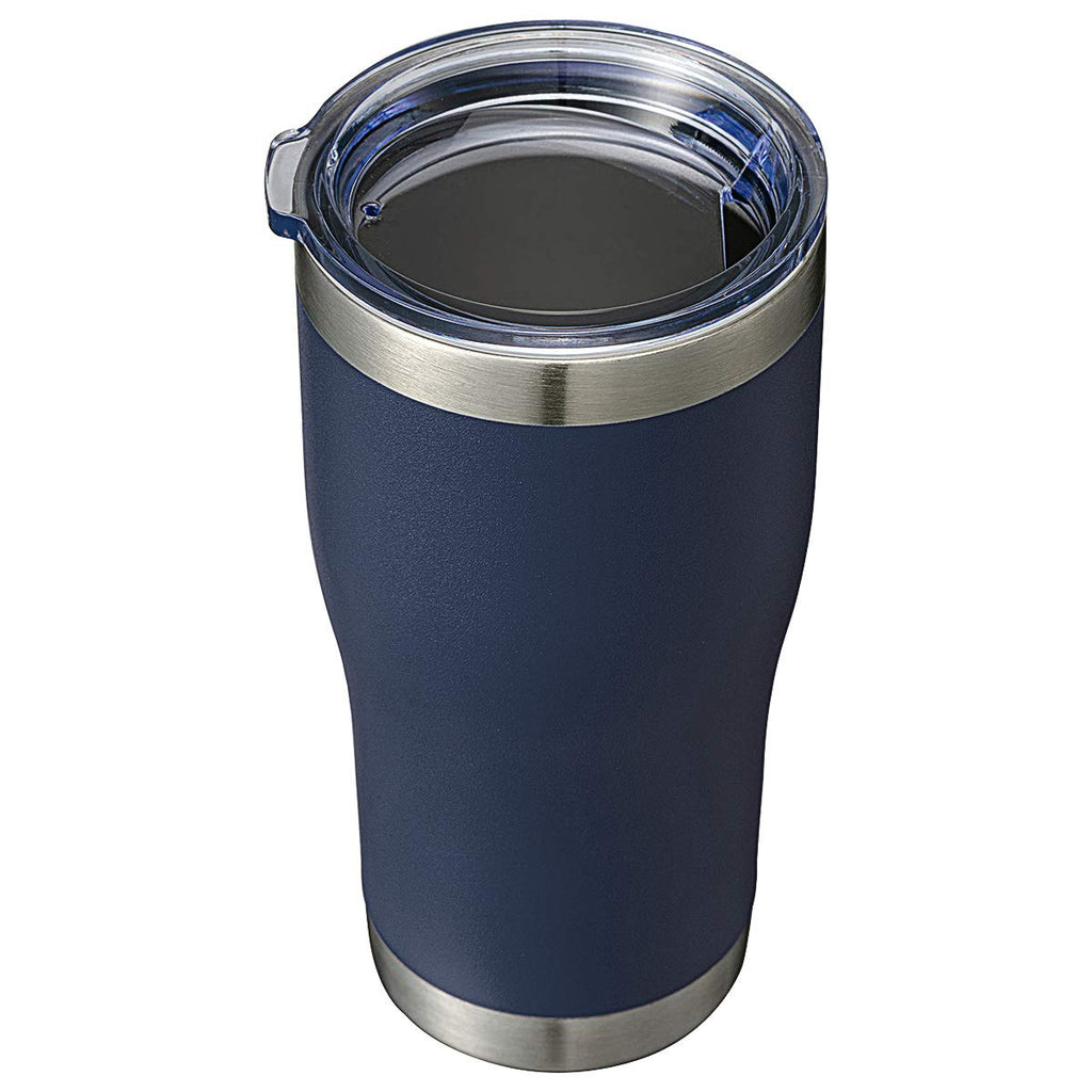 HASLE OUTFITTERS 20 oz Tumbler Bulk, Stainless Steel Tumblers with Lid, Vacuum Insulated Tumbler, Double Wall Powder Coated Cup, coffee mugs, Navy Blue, 1 Pack