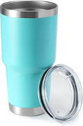 HASLE OUTFITTERS 30oz Stainless Steel Tumbler, Double Wall Vacuum Insulated Travel Mug Tumbler, Durable Insulated Coffee Mug, Gift Box Set (Light Green, 1)