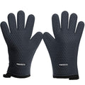 KITCHEN PERFECTION S Silicone Smoker BBQ Gloves - Heat Resistant Oven Mitts