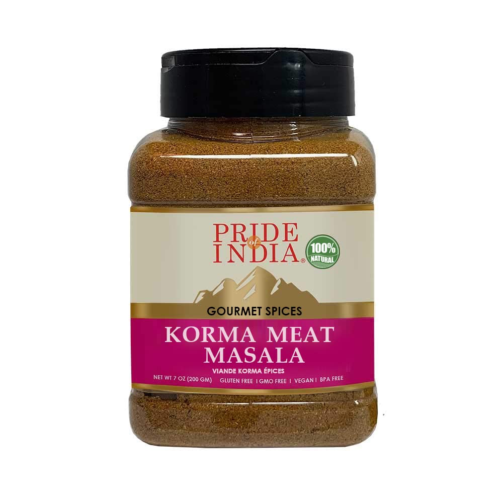 Pride Of India Chaat Masala Powder, 10.5 oz | Authentic Indian Chat Masala Seasoning | Tangy & Savory Spice Blend for Fruits, Salads, Snacks, Drinks & Curries | Dual-Sifter Jar