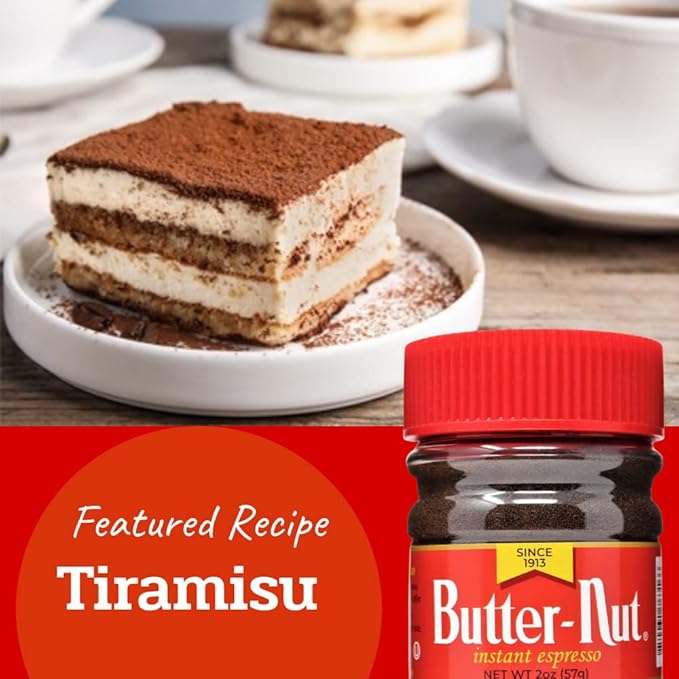Butter-Nut Instant Espresso Coffee, 2 Ounce (Pack of 6)