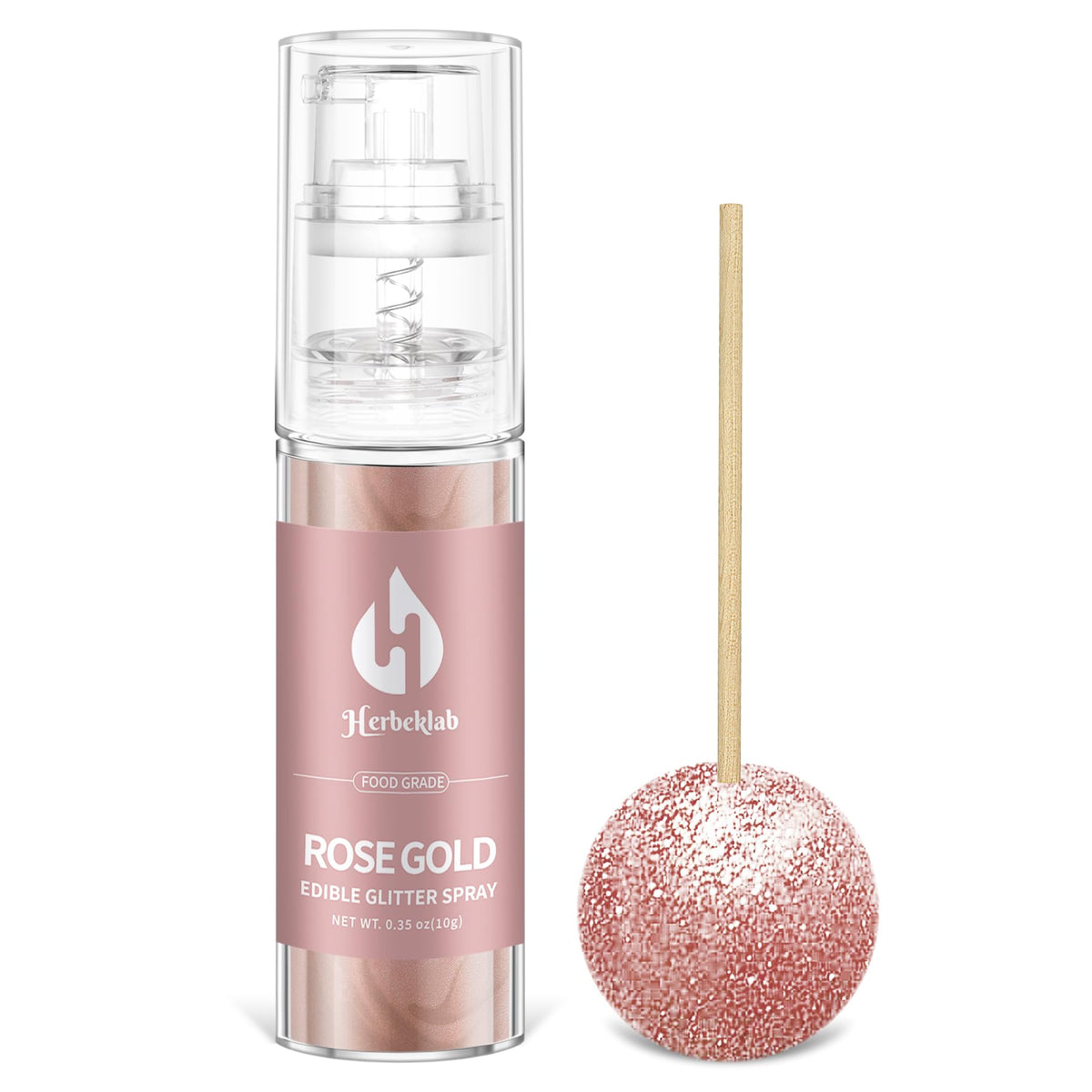 Purple Edible Glitter Spray - 10g Edible Purple Glitter for Cakes Food Grade Metallic Shimmer Powder Cake Sprinkles for Cookie Decorating Chocolate Strawberry