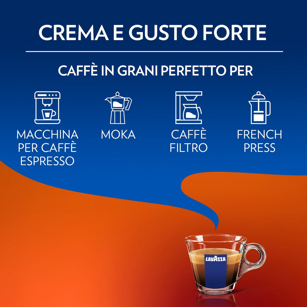 Lavazza Espresso Crema e Gusto 1000g Whole Beans