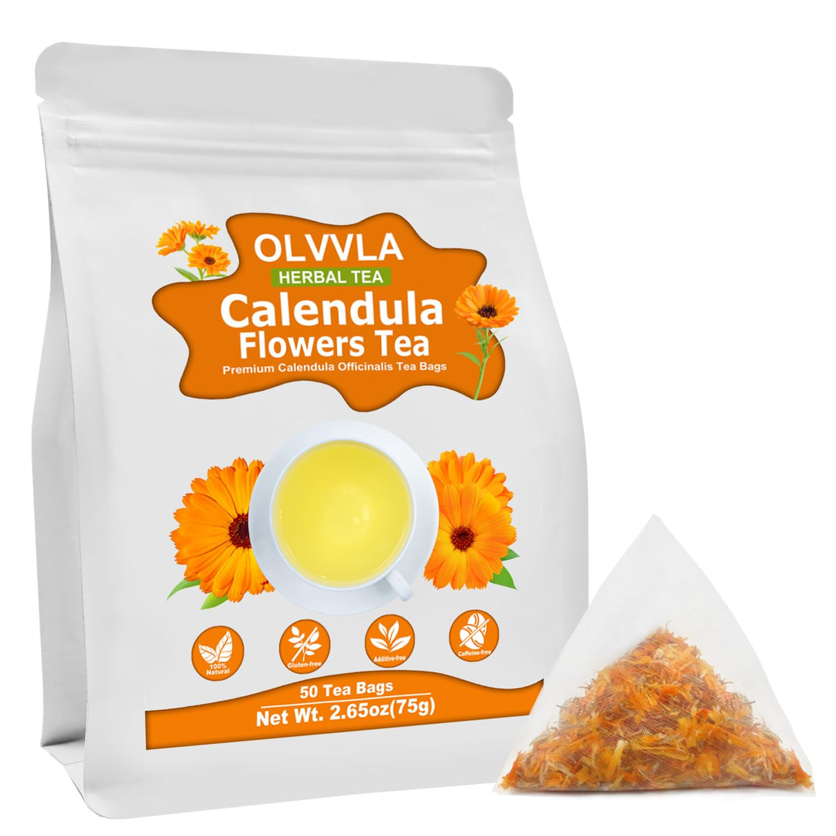 Olvvla - Chrysanthemum Tea, 4oz/114g, Dried Fetal Chrysanthemum Flowers