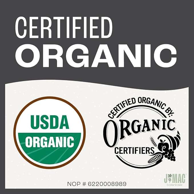 J Mac Botanicals, Organic Chamomile Flowers, Whole Dried Chamomile flower, Loose Leaf tea