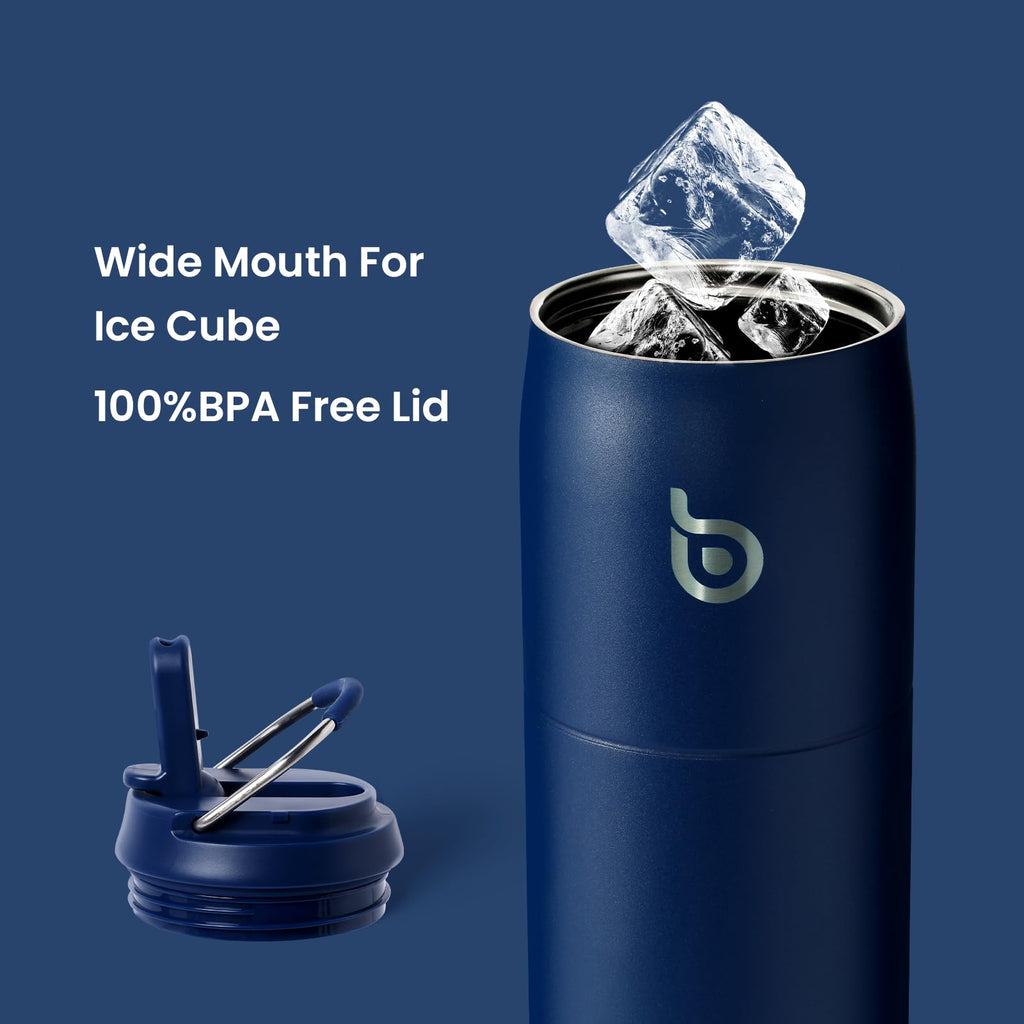 BOTTLE BOTTLE Stainless Steel Water Bottle 32 oz indigo blue