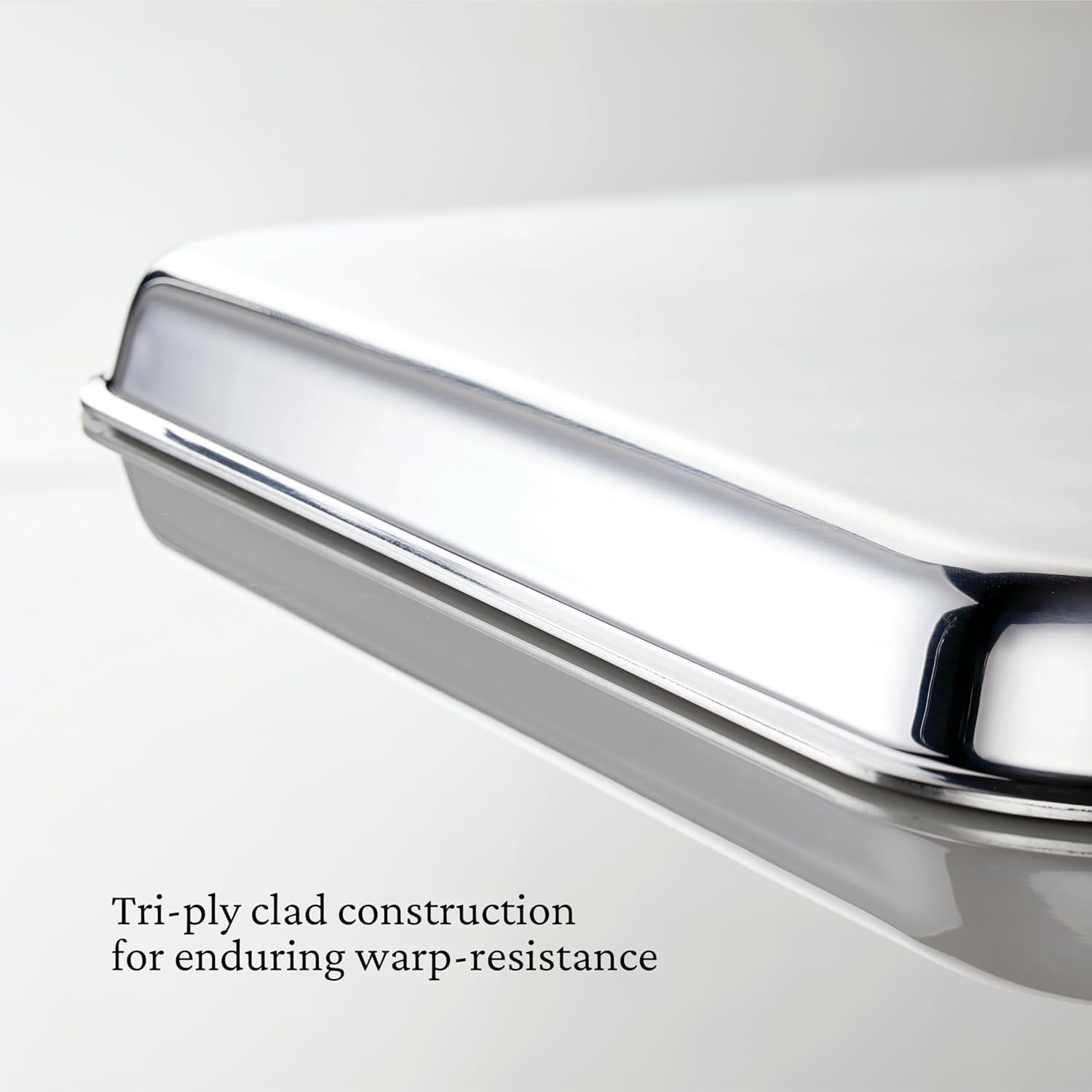 Hestan Provisions OvenBond – 5-Piece Tri-ply Stainless Steel Ovenware Baking Sheet Set