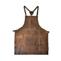 GauchoLife Leather Apron Barista Barber BBQ Barbecue (Brown)