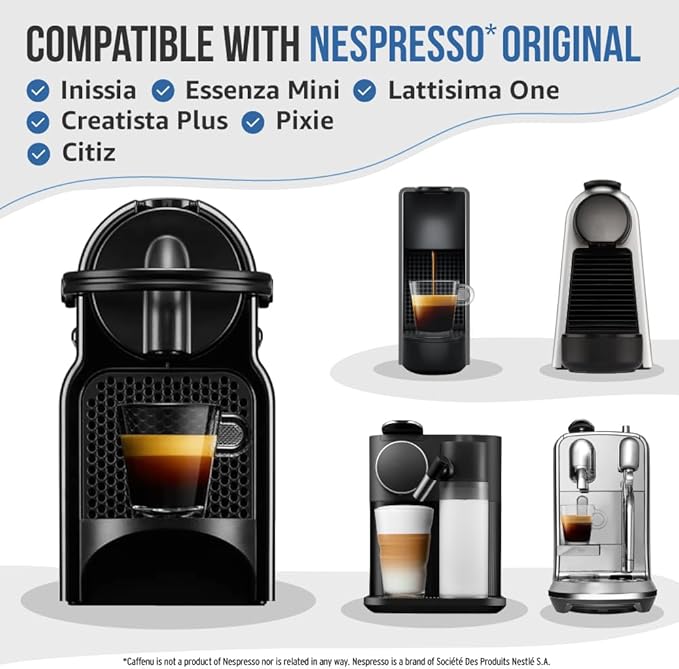 Caffenu Nespresso Original Compatible Descaler and 4-Use Cleaner Pod Kit