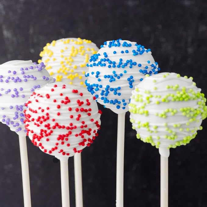 Sweets Indeed Sprinkles, Edible Sprinkle Mix, Perfect for Cake Decorations, Baking, Ice Cream, Cookies, Cupcake Topper (Rainbow Nonpareils)