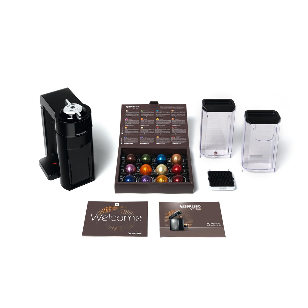 Nespresso Vertuo Coffee and Espresso Machine by De'Longhi, Piano Black
