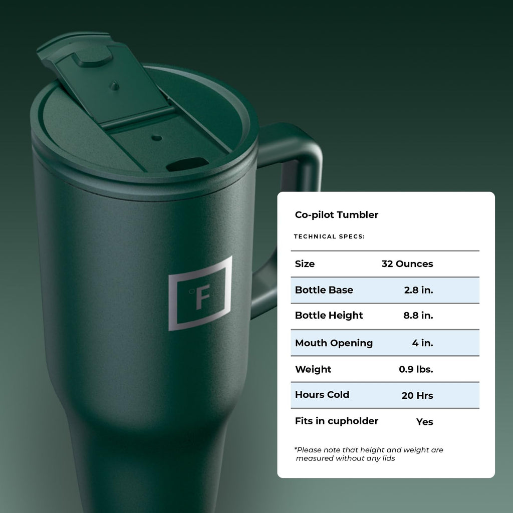 IRON °FLASK 32 oz Co-Pilot Insulated Travel Mug