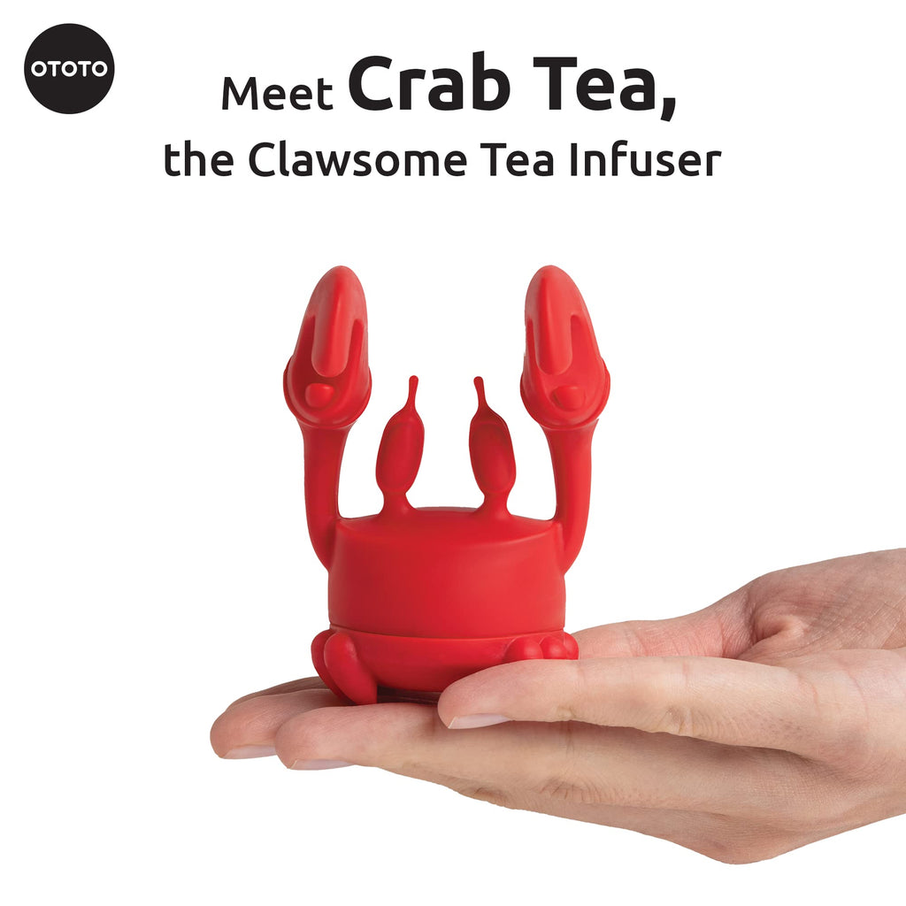NEW!!! Crab Tea Infuser by OTOTO - Cute Tea Infuser, Tea Accessories For Tea Lovers, Kitchen Accessories, Funny Gifts, Tea Infusers Loose Tea, Leaf Tea Steeper, Tea Diffuser 1 Size