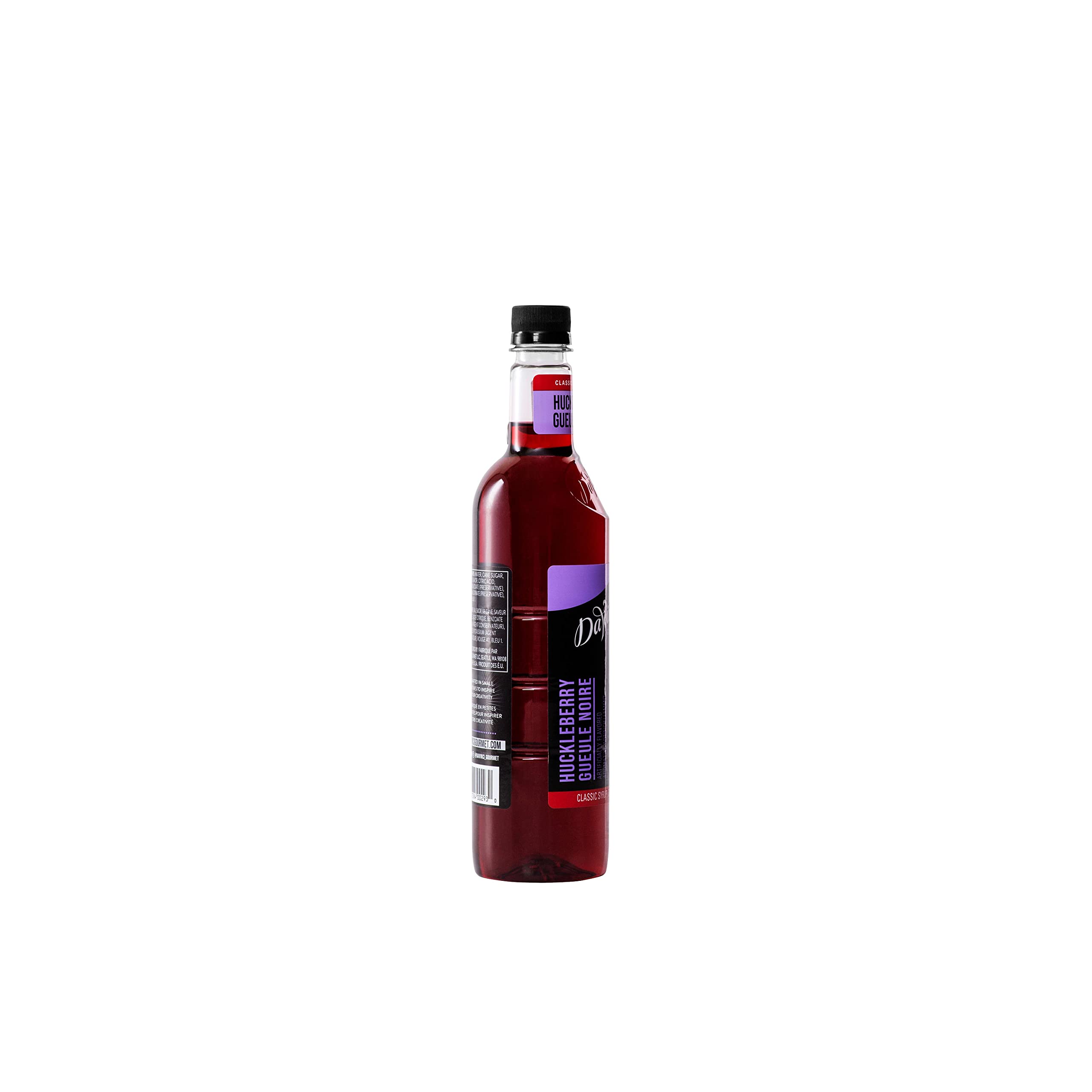 DaVinci Gourmet Classic Huckleberry Syrup, 25.4 Fluid Ounces (Pack of 4)