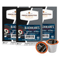 Fresh Roasted Coffee, Blackbeard's Revenge K-Cup Pods for Keurig Brewers, Medium Roast, Kosher, 24 Count (Pack of 3)