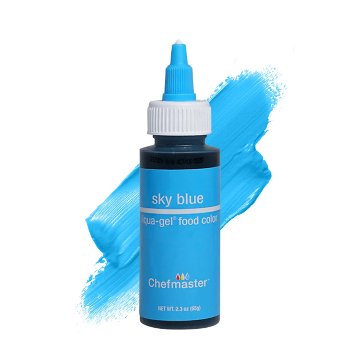 Chefmaster Turquoise Liqua-Gel® Food Coloring | Vibrant Color | Professional-Grade Dye for Icing, Frosting, Fondant | Baking & Decorating | Fade-Resistant | Easy-to-Use | Made in USA | 2.3 oz