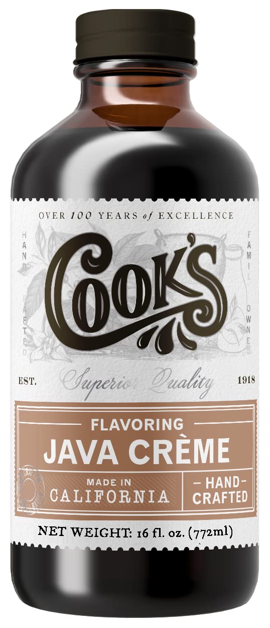 Cook's Java Creme Flavor for Coffee & Baking, 16 oz