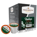 Fresh Roasted Coffee, Italian Roast, Dark K-Cup Pods for Keurig Brewers, Dark Roast, Kosher, 24 Count (Pack of 1)