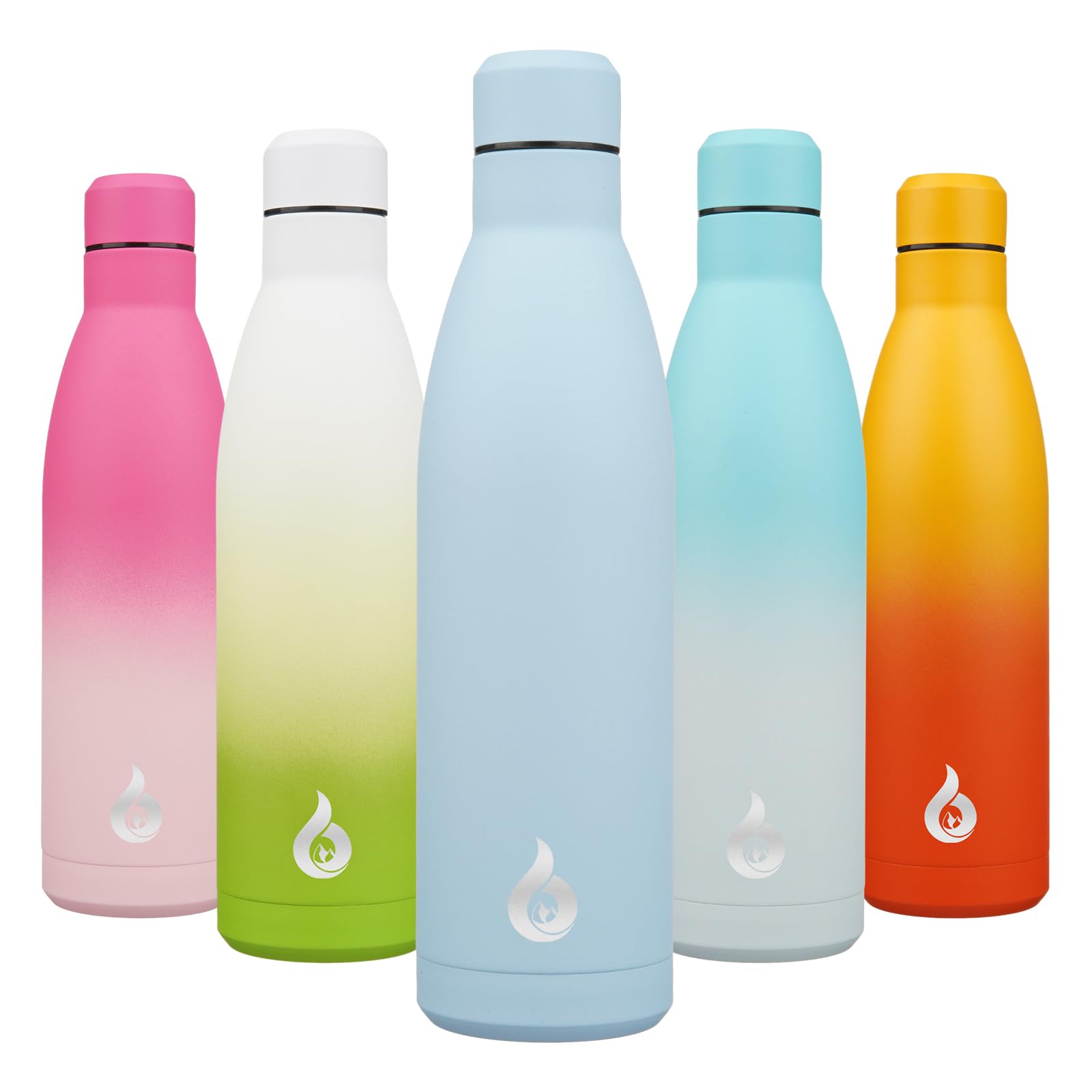 BJPKPK 25 oz Insulated Stainless Steel Water Bottle, Metal Sports Flask