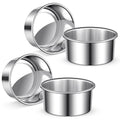 E-Gtong 9-Inch Round Cake Pan, Removable Bottom, Nonstick Stainless Steel
