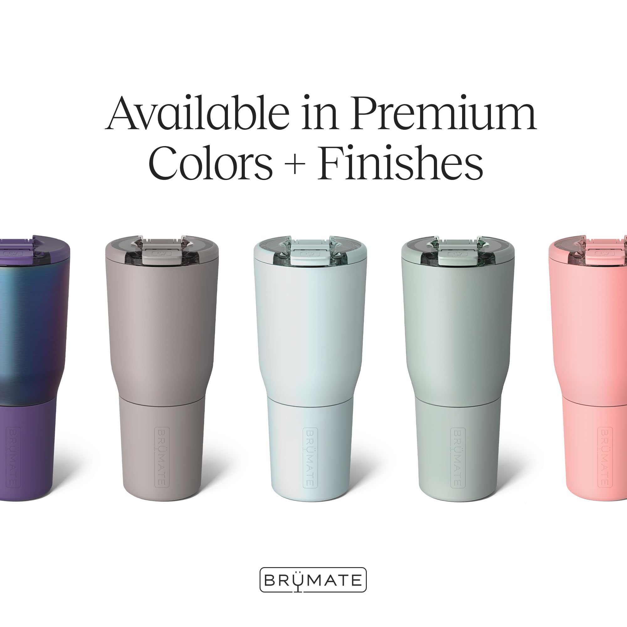 BrüMate Nav 35oz 100% Leak Proof Insulated Travel Tumbler with Magnetic BevLock™ Lid - Double Wall Cup-Holder Friendly Stainless Steel Mug (Nightfall Blue)