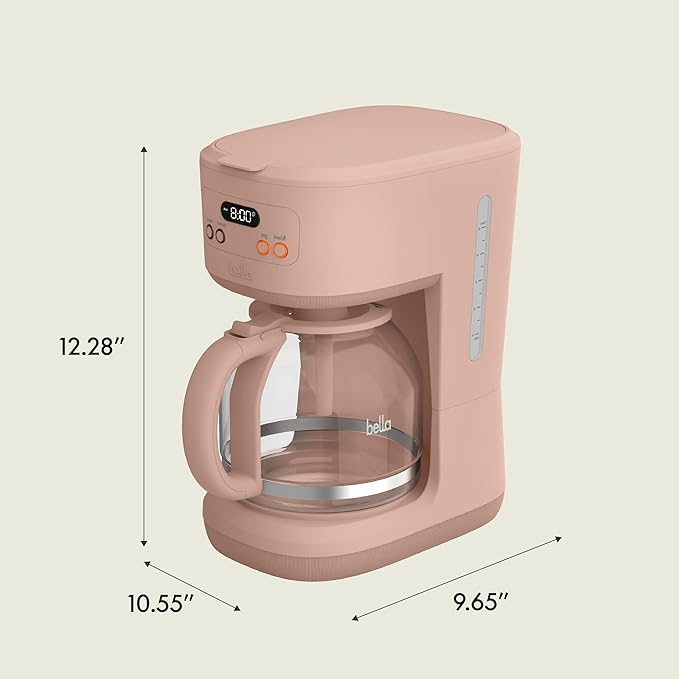 bella 12 cup Programmable Coffee Maker