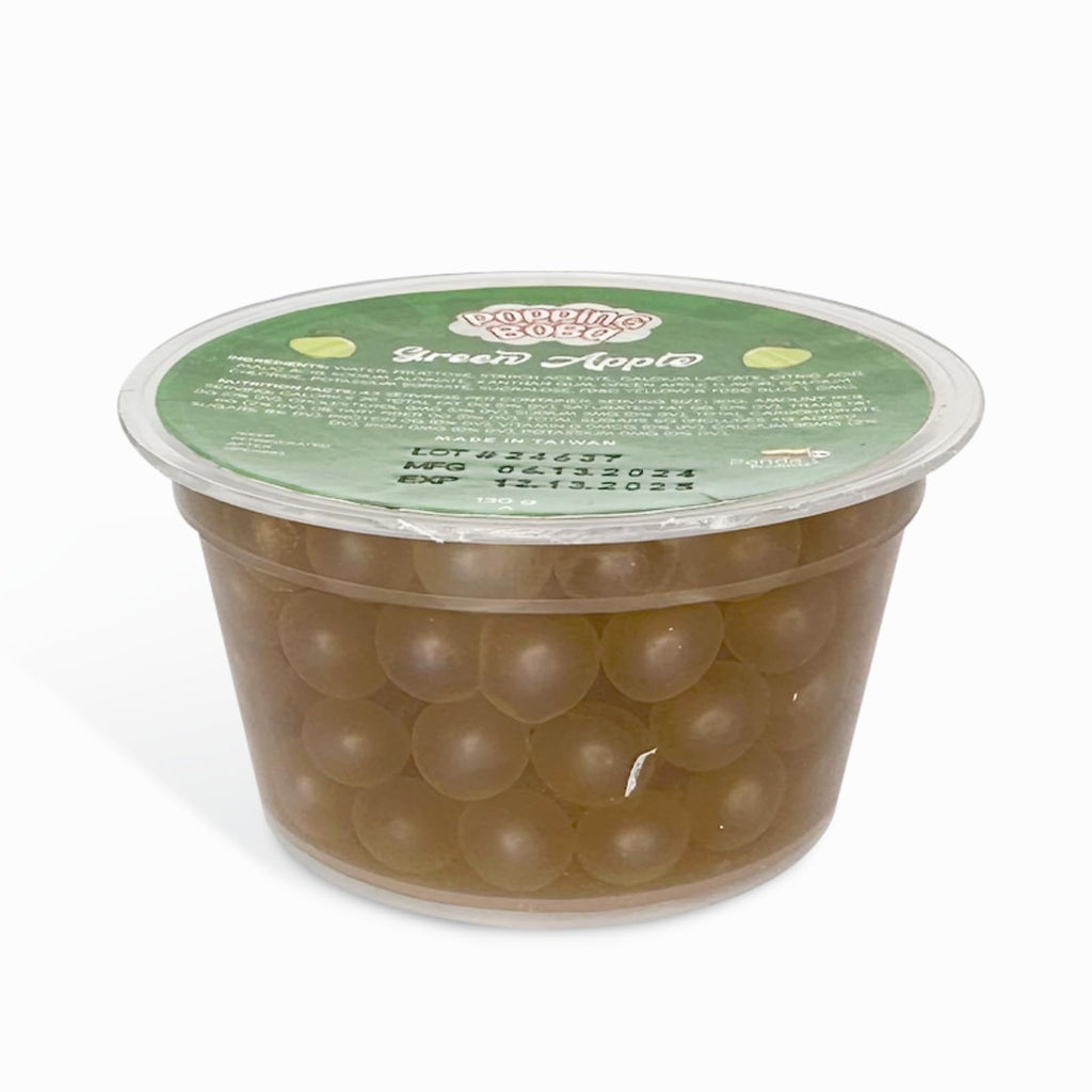 Panda Products Popping Boba 3-Flavor Party Kit – Blueberry, Green Apple, Lychee | Bursting Boba Pearls | 130g Each