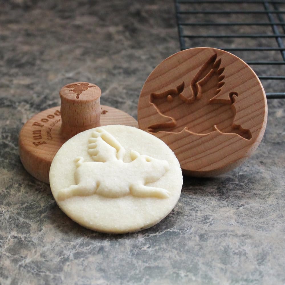 Fun Food Tools, Wood Cookie Stamp, 2.5 Inch (Chartres Cathedral CS-056)