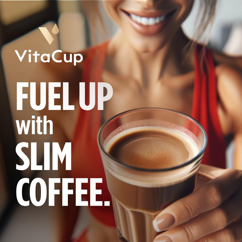 VitaCup Slim Ground Coffee, Diet Support with Ginseng & Garcinia, 11oz