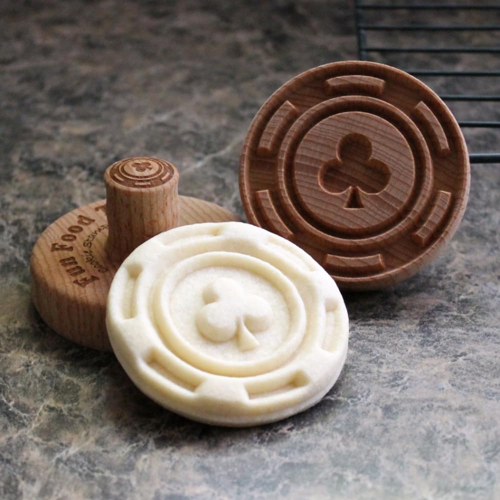 Fun Food Tools, Wood Cookie Stamp, 2.5 Inch (Chartres Cathedral CS-056)
