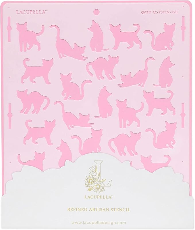 Large and Tall Cake Decorating Stencil (QATU)