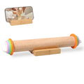 XINBADA Adjustable Rolling Pin with Thickness Rings, 17 Inch Wood Roller