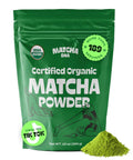 Matcha DNA Certified Organic Matcha Powder, 16 oz Bag, Green Tea for Lattes