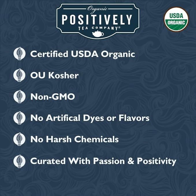 Organic Positively Tea Company, Black Tea Sampler, Loose Leaf, 4 Ounce, 3 Pack