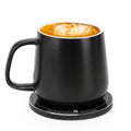 APEXX Self-Warming Coffee Mug, 15W Wireless Charge, 131°F, 12.8oz, Black