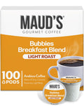 Maud's Breakfast Blend Light Roast Coffee Pods, 100ct