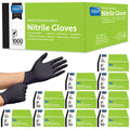 Inspire Black Nitrile Gloves | THE ORIGINAL Quality Black Gloves Disposable Latex Free | 4.5 Medical examination (Nitrile, Medium)