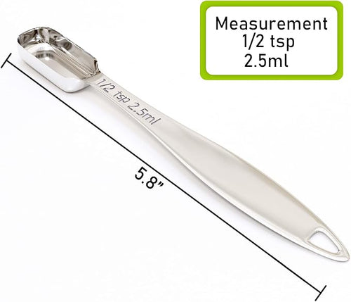 1PCS 1/2tsp(2.5ml) Measuring Spoon, Stainless Steel Measure Teaspoon