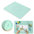 SKEAP Silicone Mat Large Craft Mat with Raised Edges, Waterproof Art Mat