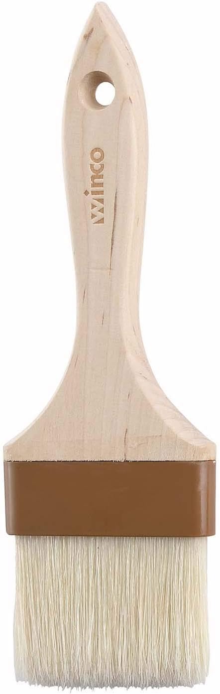 Winco 1 1/2" Boar Bristle Basting Brush