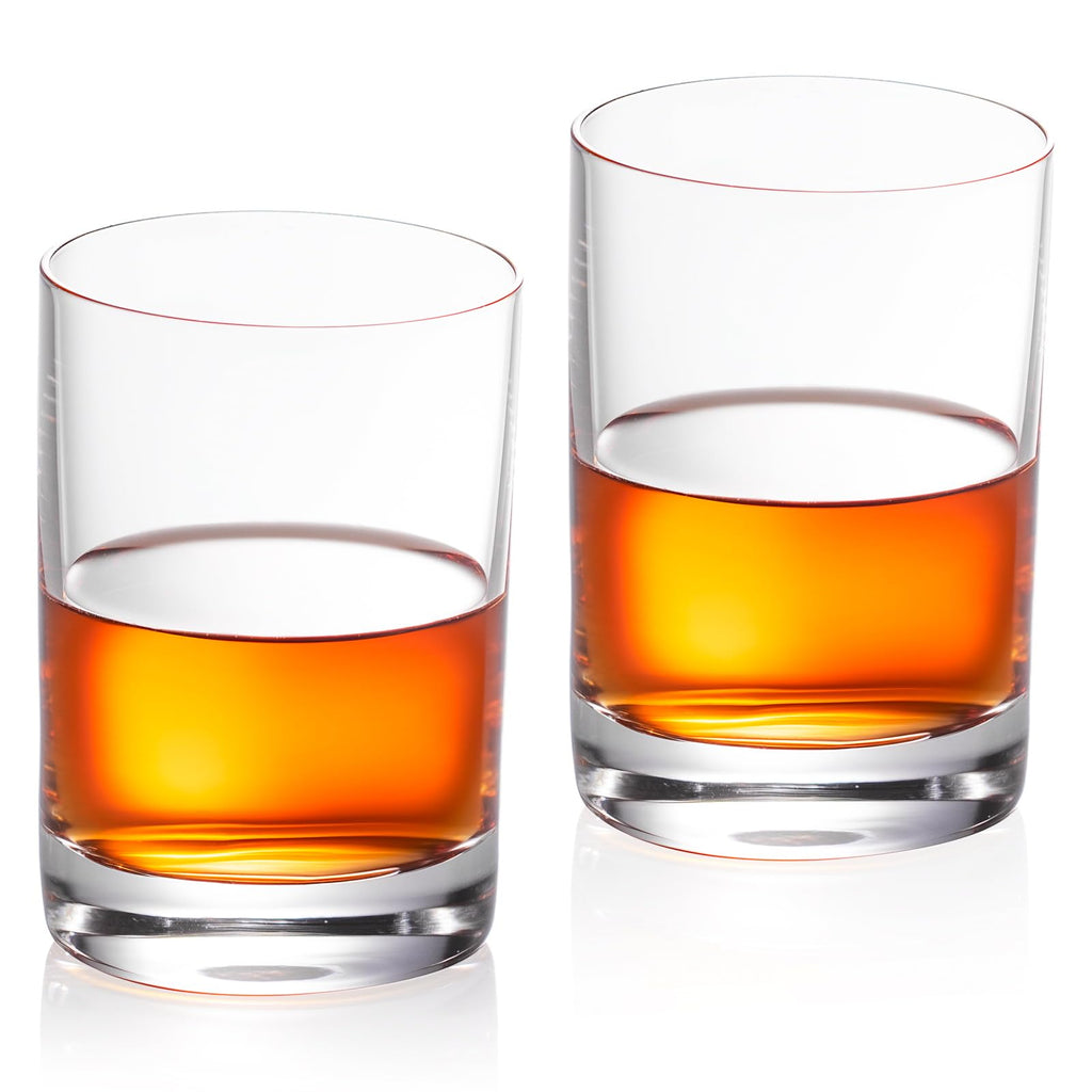 KAMMAK Shot Glasses Set of 2, Clear Espresso Shot Glass with Heavy Base