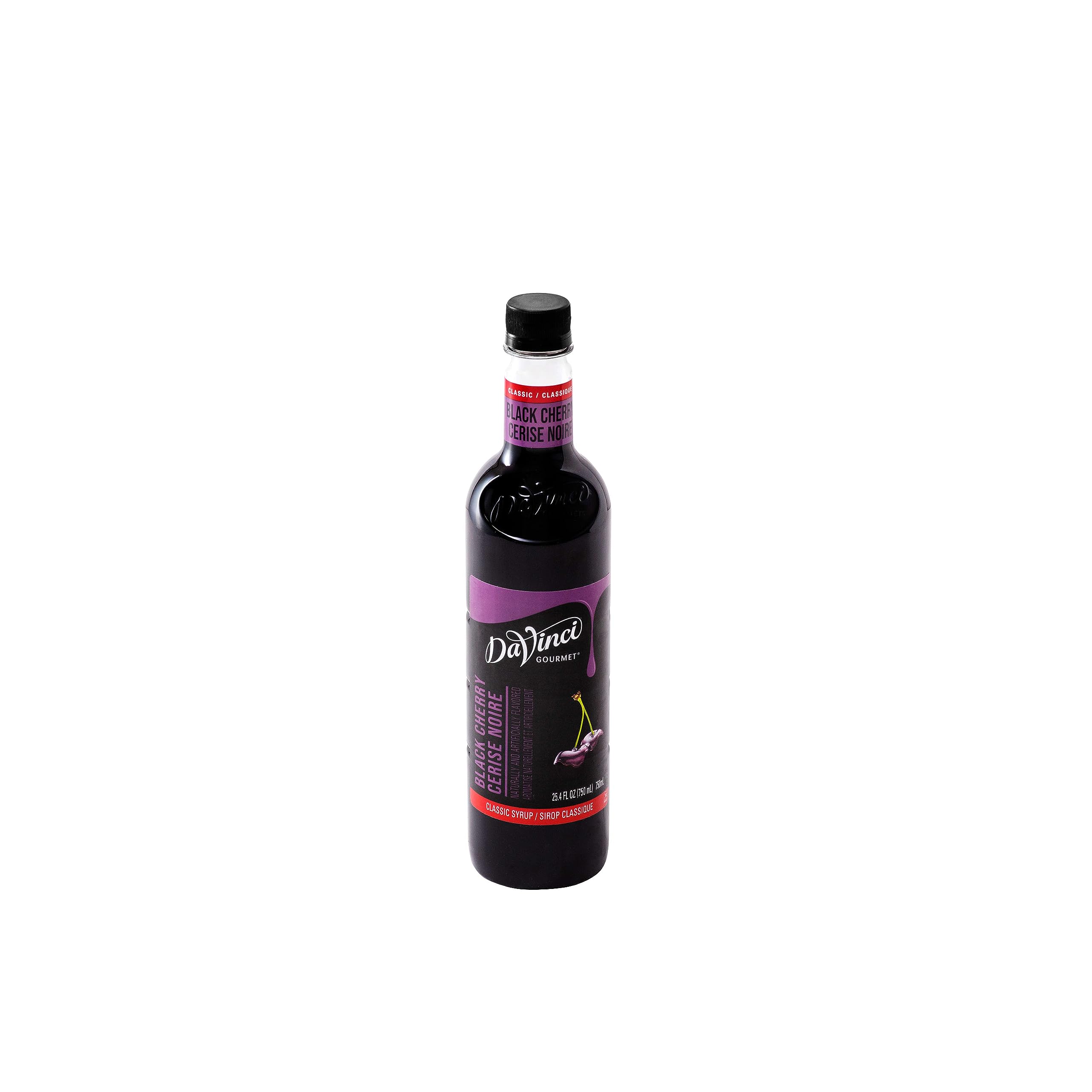 DaVinci Gourmet Classic Black Cherry Syrup, 25.4 Fluid Ounces (Pack of 4)