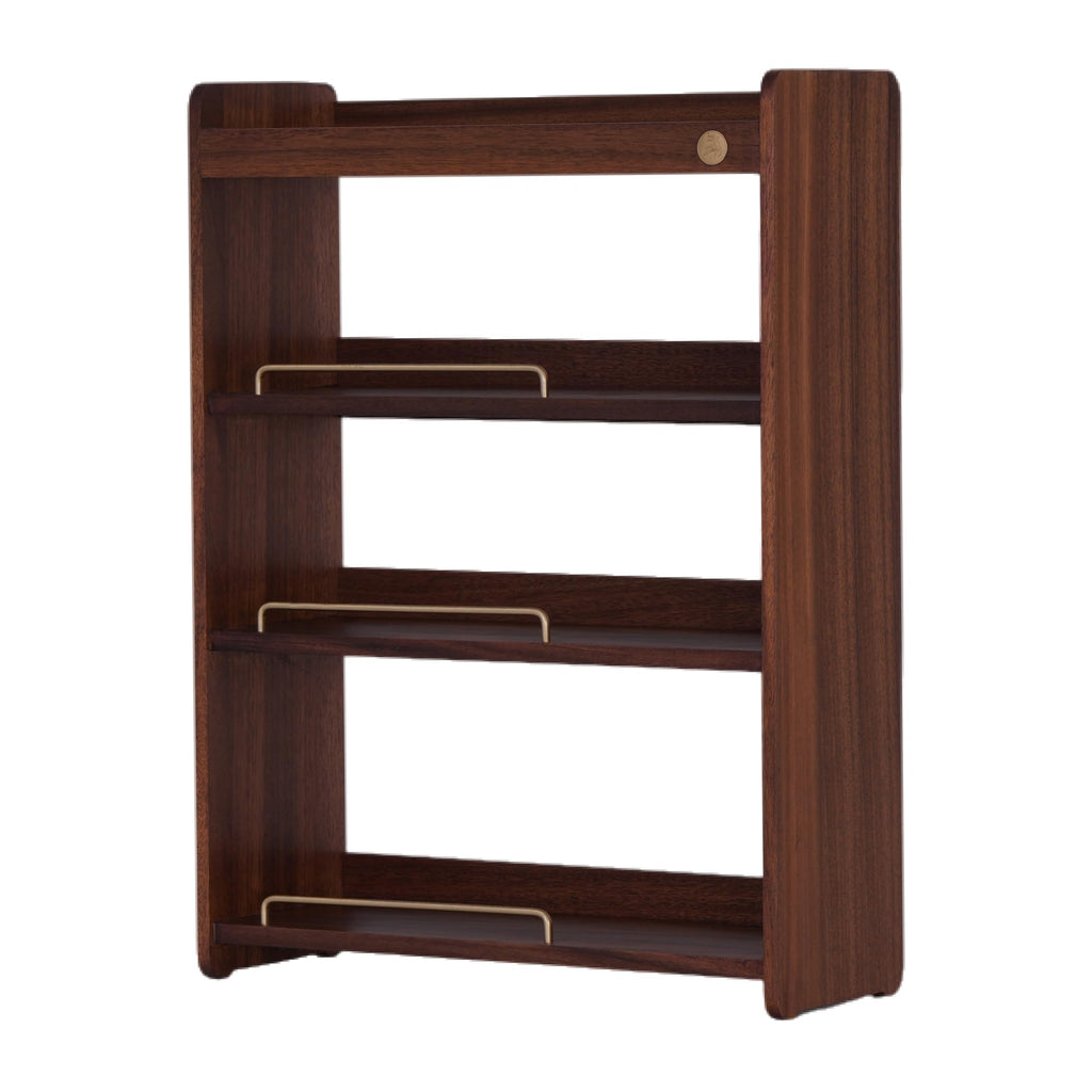 KAOTGOT Coffee Mug Holder Wooden Cup Rack Mug Display Shelf Coffee Cup Holder for Countertop 4 Tier Wood Coffee Mugs Holder for Kitchen Coffee Cup Storage