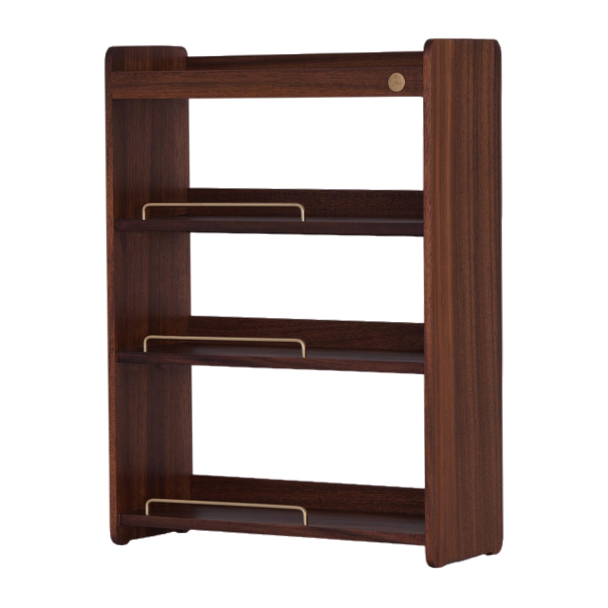 KAOTGOT Coffee Mug Holder Wooden Cup Rack Mug Display Shelf Coffee Cup Holder for Countertop 4 Tier Wood Coffee Mugs Holder for Kitchen Coffee Cup Storage