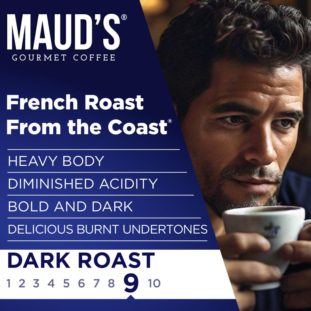 Maud's French Dark Roast Coffee Pods 200ct