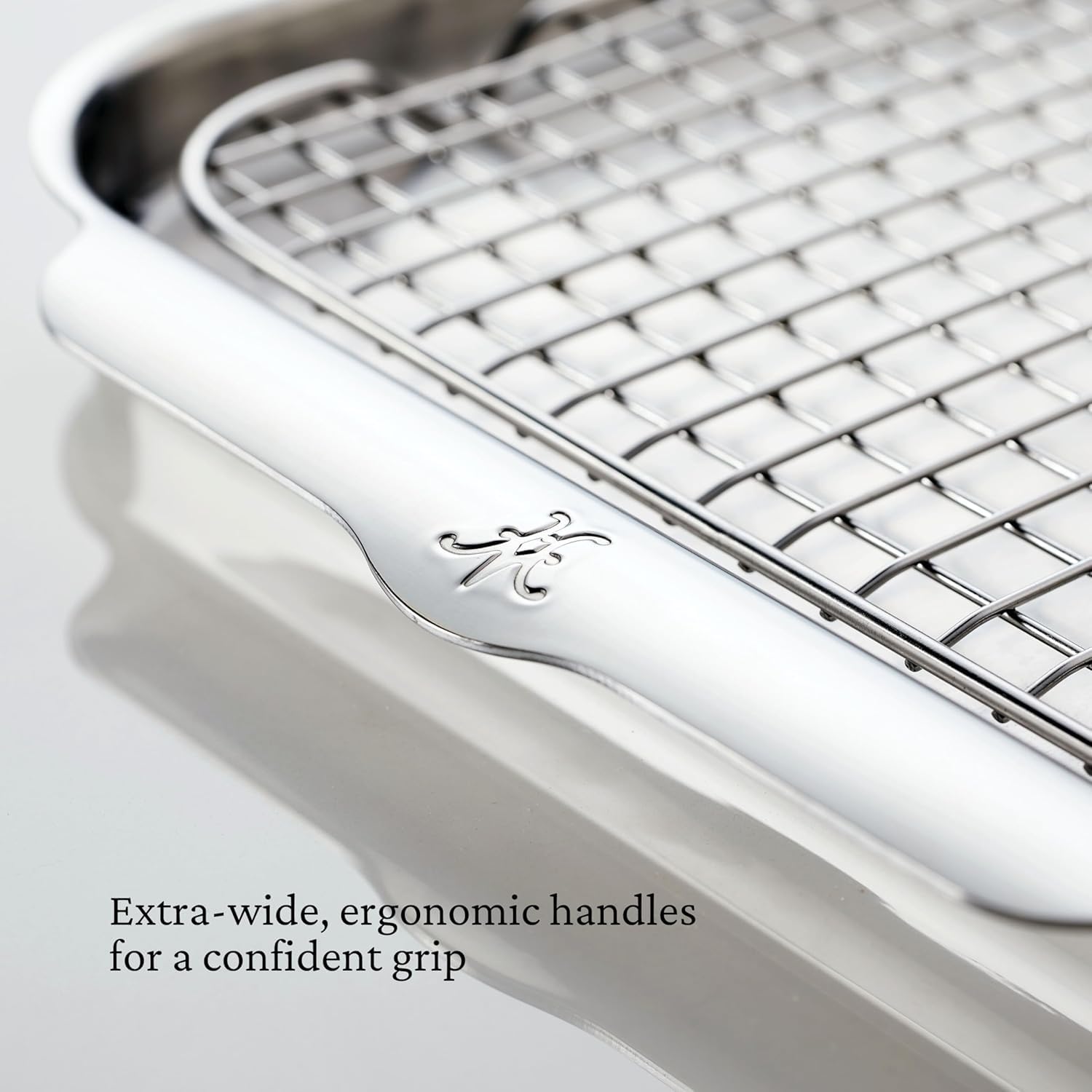 Hestan Provisions OvenBond – 5-Piece Tri-ply Stainless Steel Ovenware Baking Sheet Set