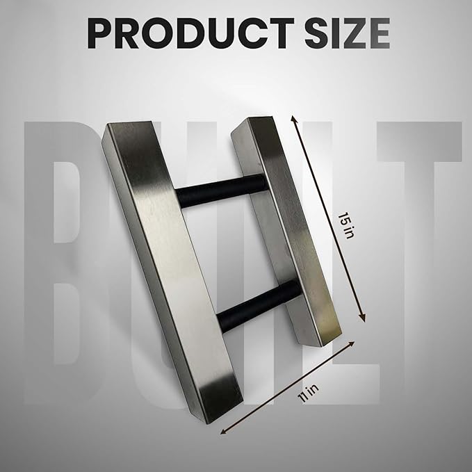 Rattleware Stainless Steel Knock Chute (15” x 11”) - Ideal for Slim Jim Garbage Can - Double-Sided, Heavy Duty Espresso Grounds Knock Box - Barista Essential for High-Volume Settings