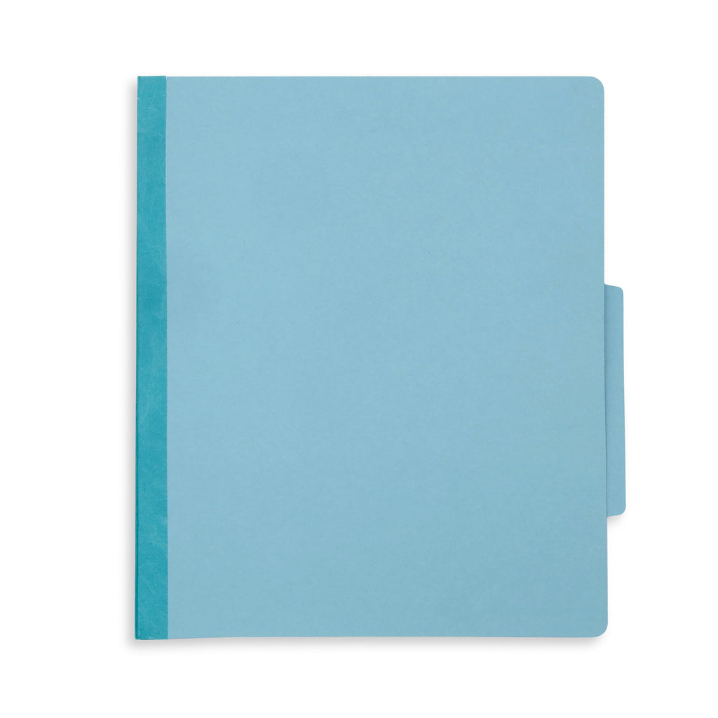 Blue Summit Supplies 10 Classification Folders, 1 Divider, Light Blue