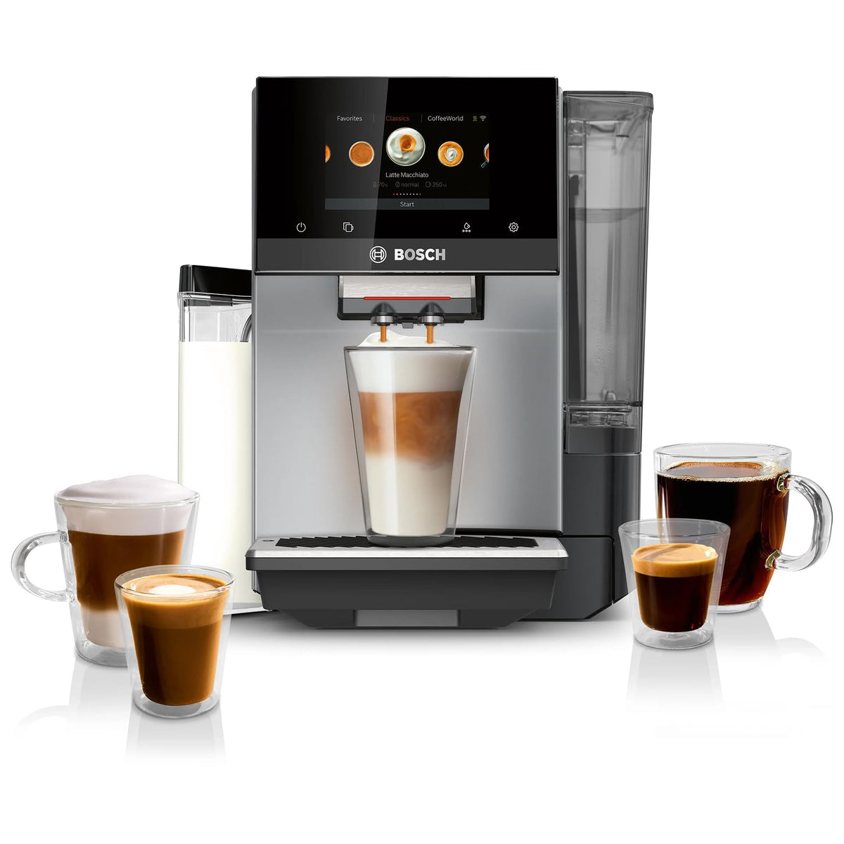 Bosch 800 Series Fully Automatic Coffee, Espresso Machine- Stainless Steel